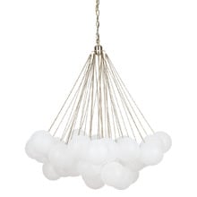 Savino Large Cloud Frosted Glass 3 Light Pendant